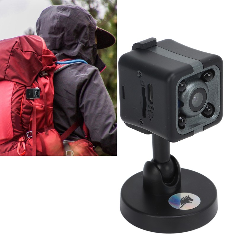 1080P HD Mini Camera with Fixed Bracket Infrared Night Camera