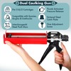 Relaxweex 2 Pack Dual Caulking Gun 12" Dual Cartridge Epoxy