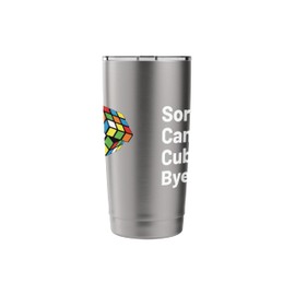 Sorry Can't Puzzle Cubes Funny Speed Cubing Youth Math Stainless Steel Insulated Tumbler