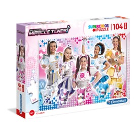 Clementoni Supercolor 23737 Puzzle Miracle Tunes 104 Pieces Maxi Multicoloured