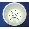 Bottom Water Supply Plastic Pot No. 5 with Translucent Saucer,