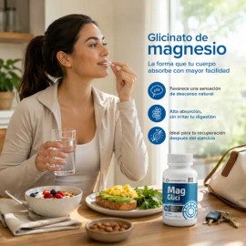 Healthaddiction Glicinato De Magnesio 400mg Cápsulas                                                                                                  