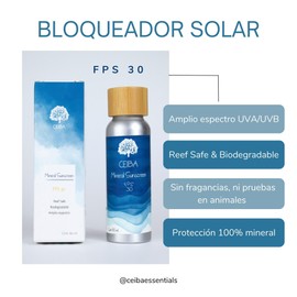Ceiba Bloqueador Solar Mineral FPS 30
