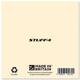 Stuff4 30th Anniversary Card for Husband, Boyfriend, Wife, Girlfriend - 5.7 x 5.7 Inch Greeting Card with Envelope