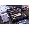 NordWolf 12-Piece HSS Titanium Metric Step, Countersink, Cone Drills with