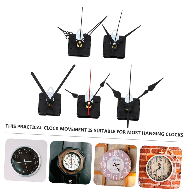 Mipcase 4Sets High Torque Long Shaft DIY Clock Movement Kit