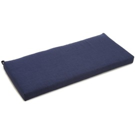 Blazing Needles Indoor/Outdoor Bench Cushion, 45" Wide, Azul