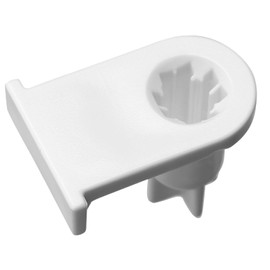 Masterpart Refrigerator Door Hinge Support White Socket To Fit Bosch, Bush Fridge Freezers 00169301