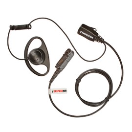 D Shape Headset Earpiece Ear hanger with PTT Mic Compatible with Motorola Mototrbo P6600 XPR3300 XPR3500 DP2400 DP2600 DEP550 DEP570 MTP3250 MTP3200 Walkie Talkie