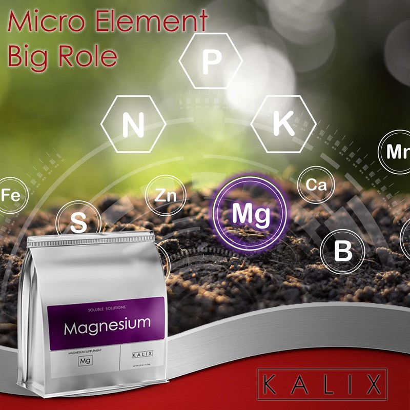 KALIX Magnesium Sulfate Fertilizer | 100% Water-Soluble Epsom Salt |