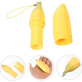 BESTYASH Tubo De Bálsamo Labial Brillo De Labios A Granel Pequeño Brillo Esencia Bálsamo Labial Brillante Botellas Mini Banana Envases De Pintalabios El Plastico 6 Piezas X 4