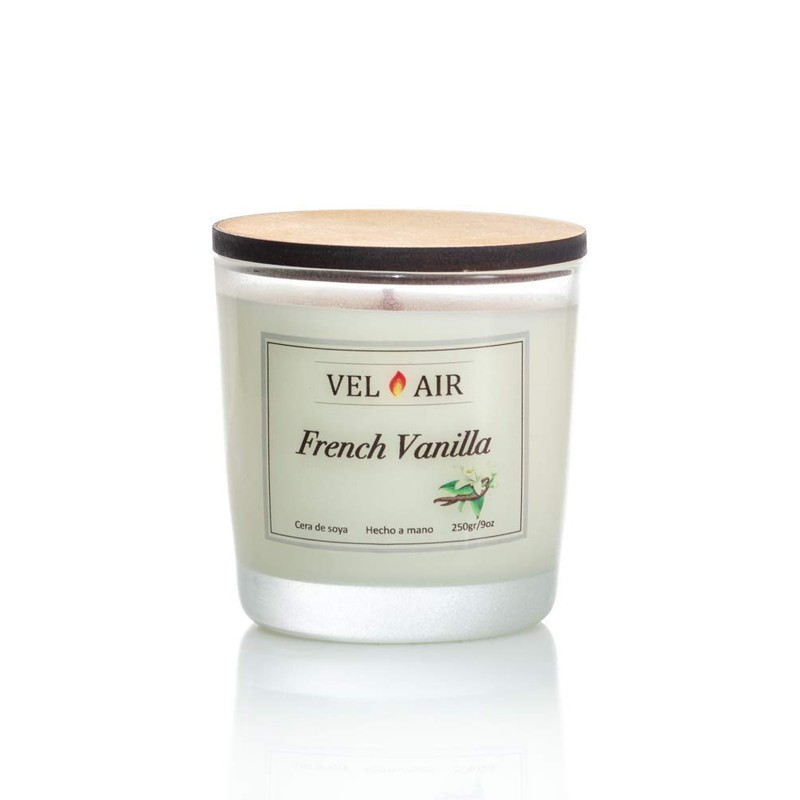 Velas Arómaticas/VEL AIR Vela Aromatica Vainilla Francesa 250 gr/ 9