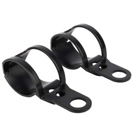 Base Para Exploradoras Moto Adaptadores,Soporte de montaje de señal de,motocicleta de metal de 1 par Soporte de montaje de señal de 30 43 mm Abrazaderas de reubicación de horquilla Negro