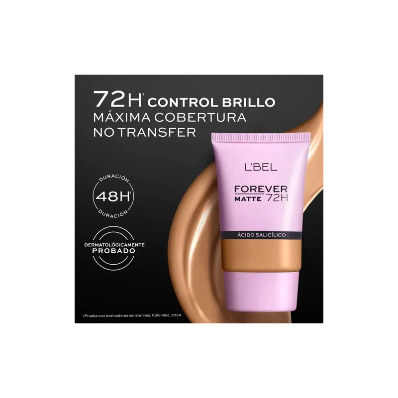 L'bel Base De Maquillaje Forever Matte 72 H Fps 15