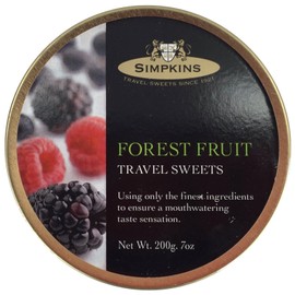 Simpkins Travel Sweets, Forest Fruit Drops, One 7oz. Tin