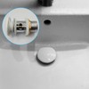 Antfly Pop-Up Drain Set for Ceramic Sink with Overflow, Drain
