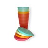 Tupperware Impressions Tumblers 16 oz Set of 4 with Dripless