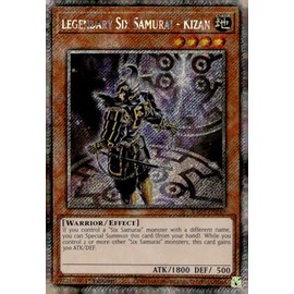 Legendary Six Samurai - Kizan (Platinum Secret Rare) - RA03-EN249 - Platinum Secret Rare - 1st Edition