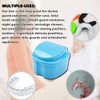 Onwon Denture Case, Denture Cup with Strainer and Lid Retainer