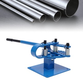 7 Dies Compact Metal Bender, 1''-3'' Manual Tube Bender, Bench Flat Bar Rod Bending Brake Bender, For Construction, Machinery Manufacturing Garage Repair Shop Etc