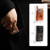 Woodronic Cigar Lighter with V-Cut Cigar Cutter and Cigar Holder,
