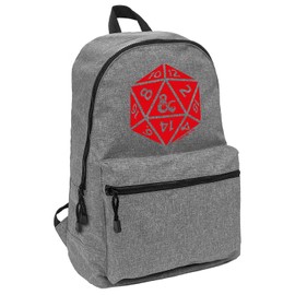 LOGOVISION Dungeons and Dragons D20 Dice Lightweight Backpack for Work School Daily Use Packable for Travel