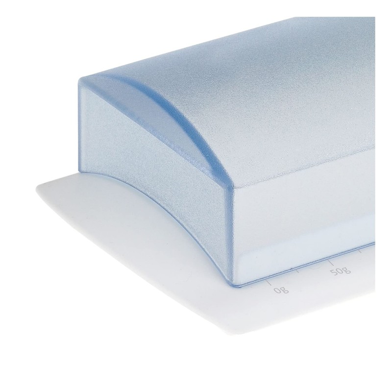 Westmark 2 Table Butter Dishes with Scale, Plastic, White/Translucent, 211622E3