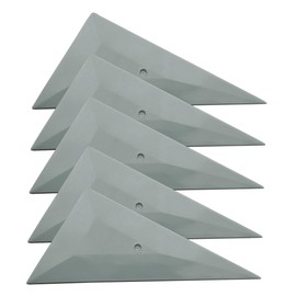 5PCS Triangle Contour Squeegee Car Window Tint Tools - Small Squeegee Card Scraper Vinyl Wrap Tool Kit - Corner Squeegee Window Tint Squeegee for Car Wrap Film Installation Application (Grey)
