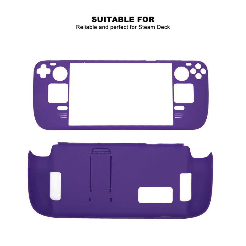 Kickstand Case for Steam Deck Hands Free Full Protection Fingerprint