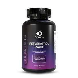 Suplementos Domos - Resveratrol + Nadh + Semilla De Uva Roja - 120 Cápsulas
