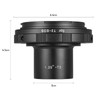 Camera Telescope Adapter Ring for ESO 5D, 5D Mark II,