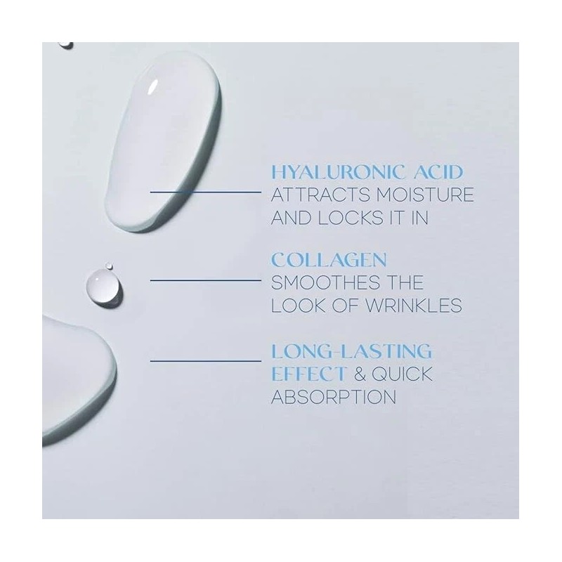 AZURE Hyaluronic Acid & Collagen Day & Night Face Moisturizer