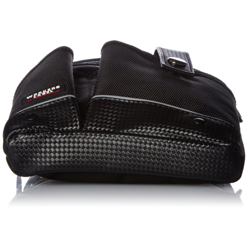 Bowken Club RF-105 Pouch, Small Case with Reflective Lines, Black