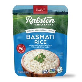 Ralston Family Farms Basmati Rice, 8.5 OZ, Ready in 90 Seconds, 6 Pack