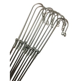 12 pcs Wire Hangers 4 Legs 35" for Orchid Vanda Flower Basket Hanging Planter