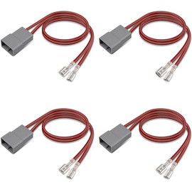 4 Pcs 72-7800 Speaker Harness Adapter,Thicker Longer Professional Speaker Wire Harness,Car Door Speaker Adapter Connector Plug for Honda Civic Ridgeline Accord CRV Element Acura CL TL Integra
