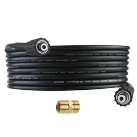 8M Pressure Washer Hose, M22 x 14 mm Extension Hose, 240 Bar High Pressure Replacement Hose, Compatible with Kärcher Standard M22-14 Connection with M22 x 1.5 Thread Extension Plug