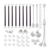 RESFNSE 5 Pin LED Strip Connector Kit White LED Strip