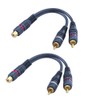 SIENOC RCA Audio Set RCA to Dual RCA,3.5mm to RCA