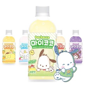 Sanrio Maikoco Beverage Pochako Lemon Taste 340mlx24 Pet PET pulp / 산리오 마이코코 음료 포차코 레몬맛 340mlx24입 pet 과육