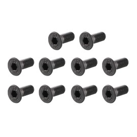 uxcell M3x8mm 10.9 Carbon Steel Countersunk Head Hex Socket Screw Pack of 50