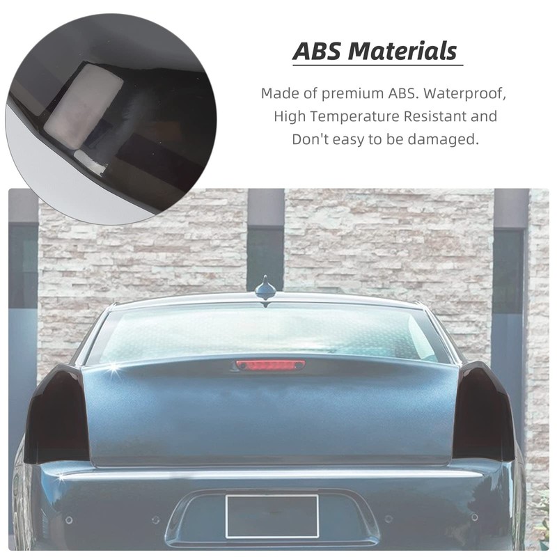 Hoolcar Tail Light Lamp Cover Guard Trim Bezel Frame Decor