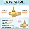 Dimakung 5-8 GPM Pressure Washer Chemical Injector 100776 for General