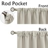 BGment Blackout Curtains 48 Inches Long for Windows - 38