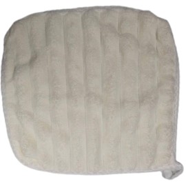 Soft Washcloths 12 Pack, High Absorbent Microfiber Ribbed Essential Washcloths for Bathroom, Home, Hotel, Spa, Beach, Pool, Gym (Washcloth - Set of 12, Beige)