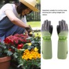 Long Rose Pruning Gardening Gloves Puncture Resistant Work Yard Glove(Green)