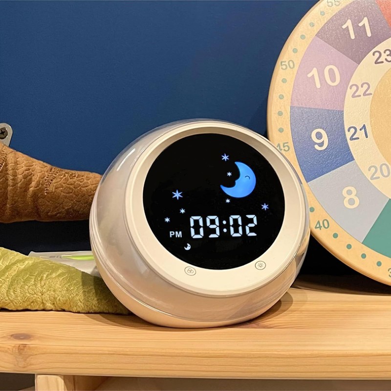 I.CODE Sun & Moon Rise Kids Alarm Clock, Children's Sleep