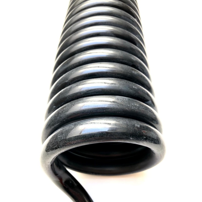 MelTruck® 2 x air spiral compressed air loop, spiral hose,