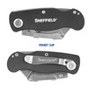 Sheffield Folding Utility Knife, Accepts Standard Utility Knife Blades, Box