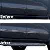 LQI 4Pcs Silver Body Side Molding Trim Compatible with Chevy